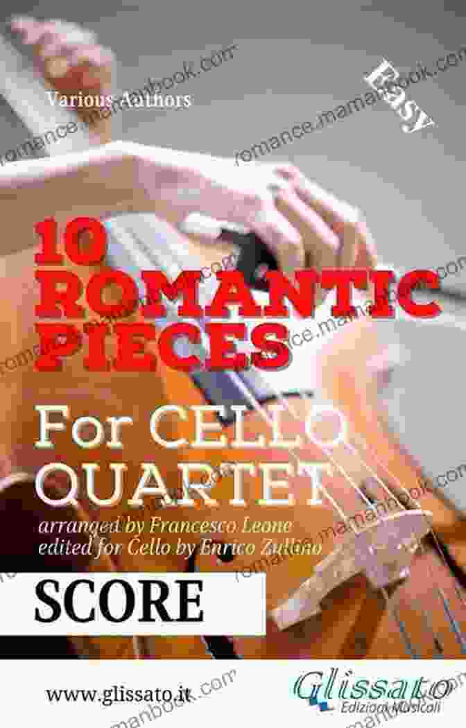Air 10 Romantic Pieces Cello Quartet (CELLO 4): Easy