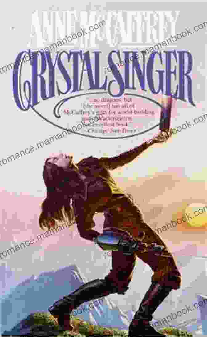 Crystal Singer Book Cover Featuring A Young Woman With Long, Flowing Hair Standing Amidst A Field Of Crystals Crystal Line (Crystal Singer Trilogy 3)