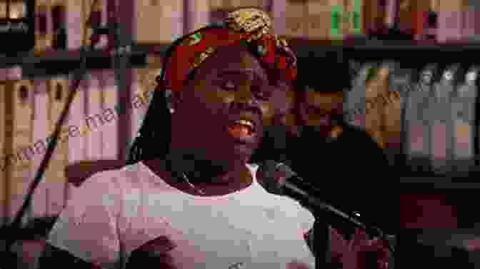 Daymé Arocena Sitting In A Studio, Singing Into A Microphone With A Focused Expression Beyond Buena Vista: Contemporary Cuban Song (Cuban Beat 1)