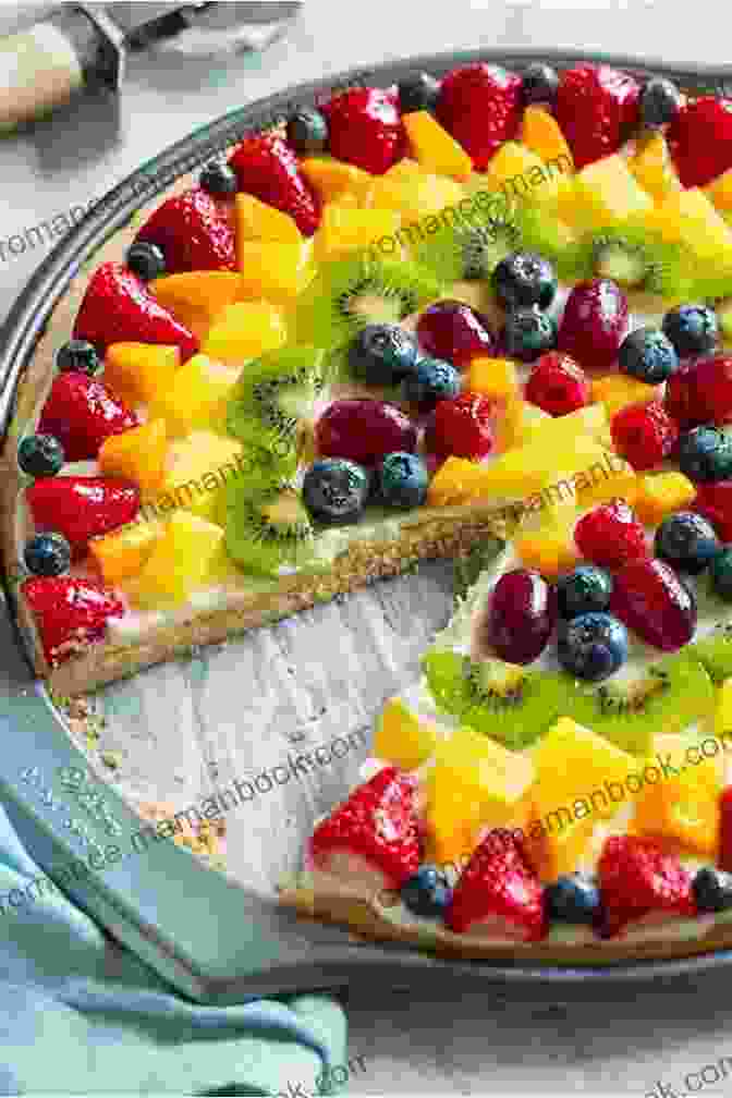 Image Of A Sweet Dessert Pizza Topped With Fresh Fruit, Chocolate, And Whipped Cream A Complete Guide To Pizza Cookbook With 150+ Easy Delicious Pizza Recipes For Everyone