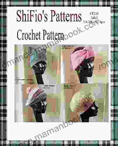 Crochet Pattern CP210 Ladies Beanie Beret And Headband USA Terminology