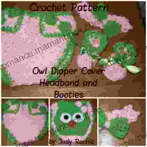 Crochet Pattern Owl Diaper Cover Set